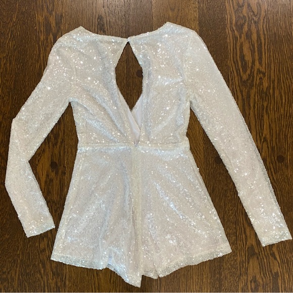 Superdown Sparkly Romper XXS - Picture 5 of 6